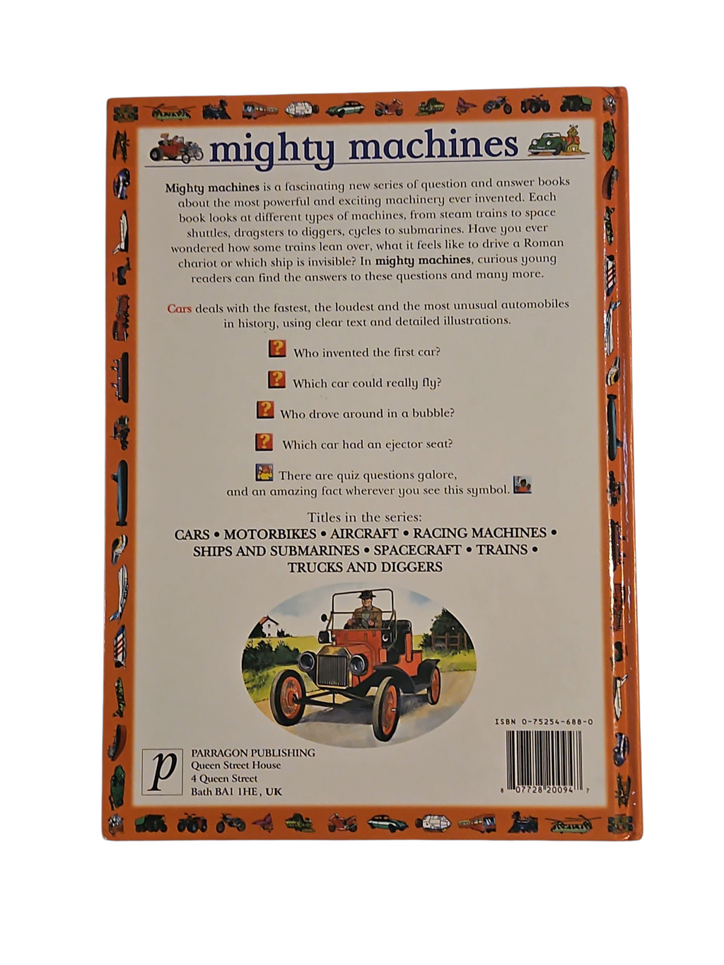 Mighty Machines Cars: A Question and Answers Book