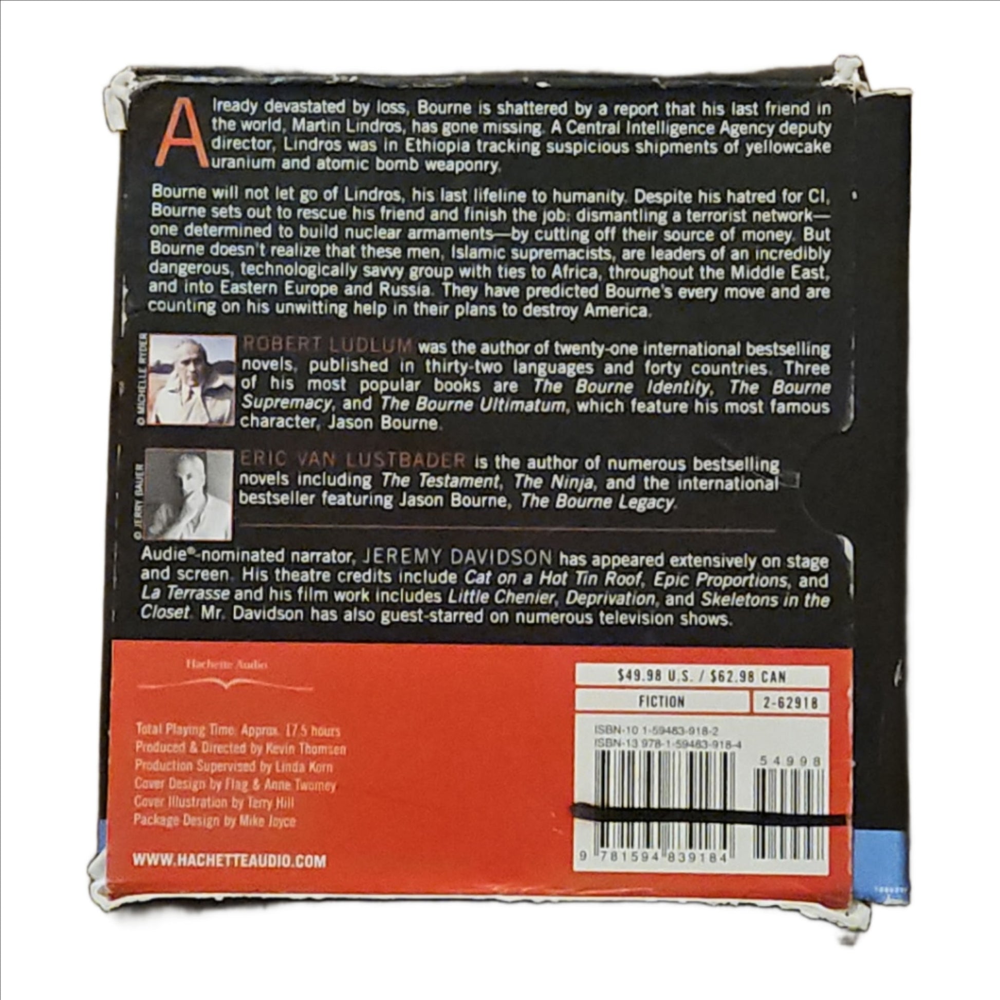 Robert Ludlum’s The Bourne Betrayal (Audiobook on CD)