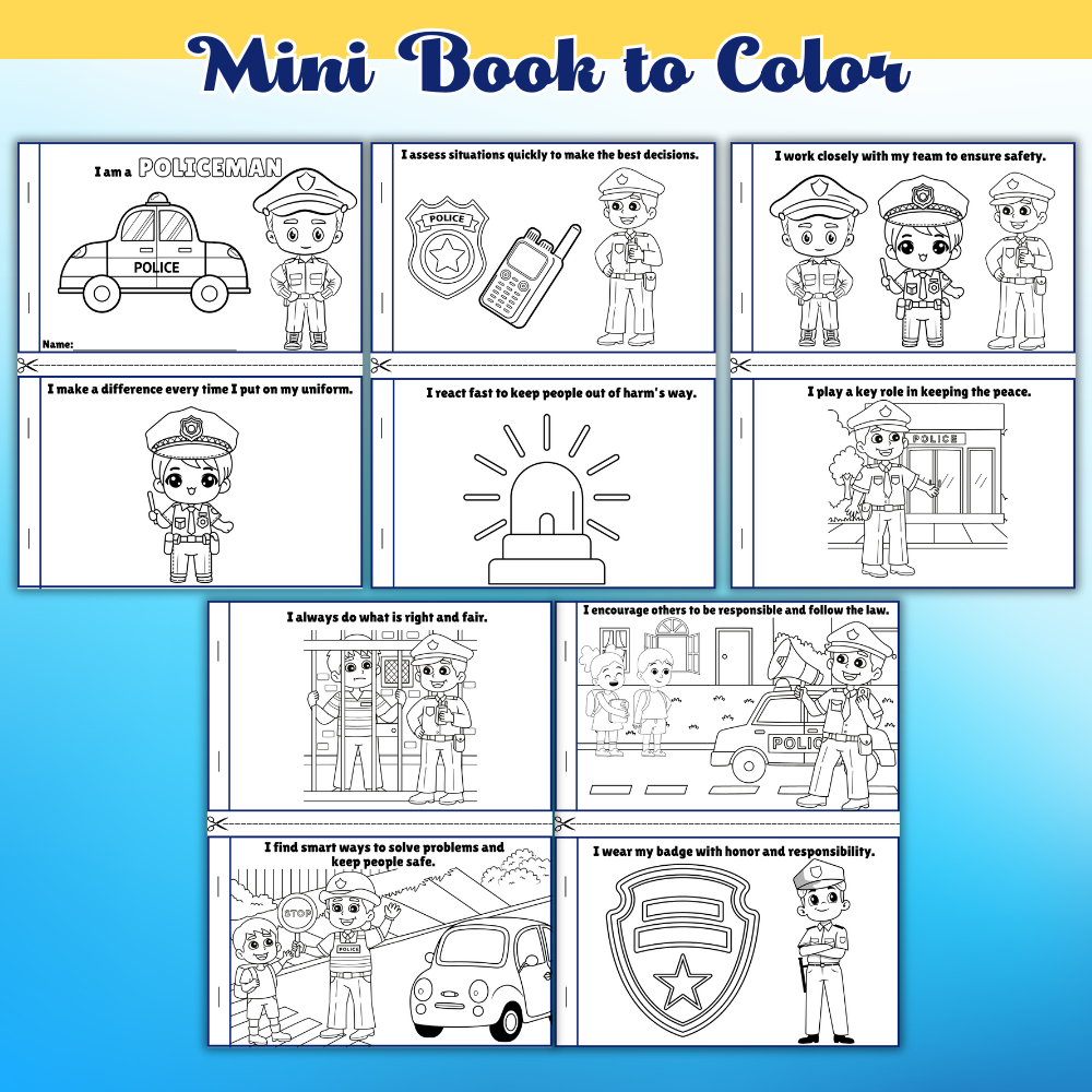 Junior Police Officer Activity Booklet
