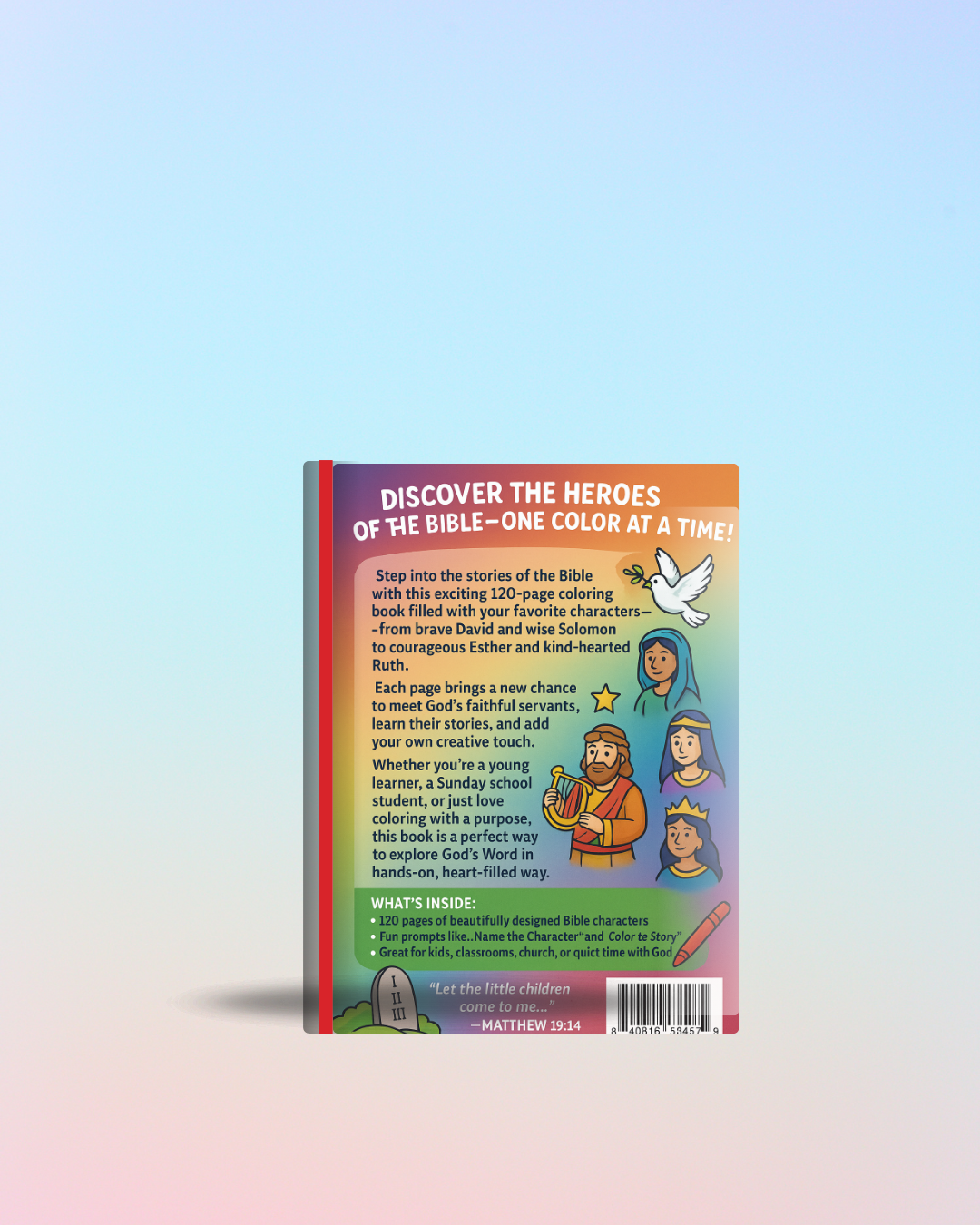 BIBLE CHARACTER COLORING BOOK